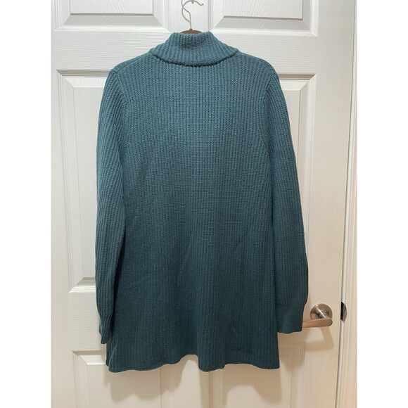 Soft Surroundings Women's Sweater XL Highland Cotton Pocket Snap Long Sleeve - Picture 5 of 11